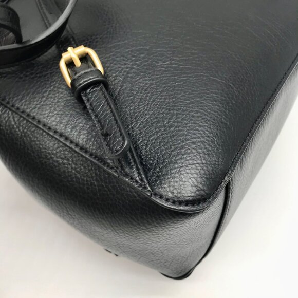 Style & Co Black Whipstitch Backpack - Picture 9 of 10